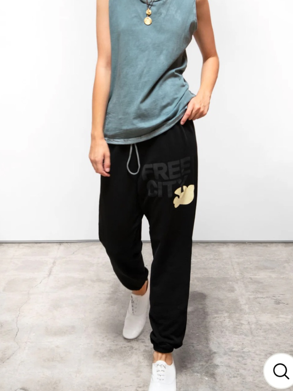 FREECITY Supershop Blackspace Cotton Unisex Sweatpants Large